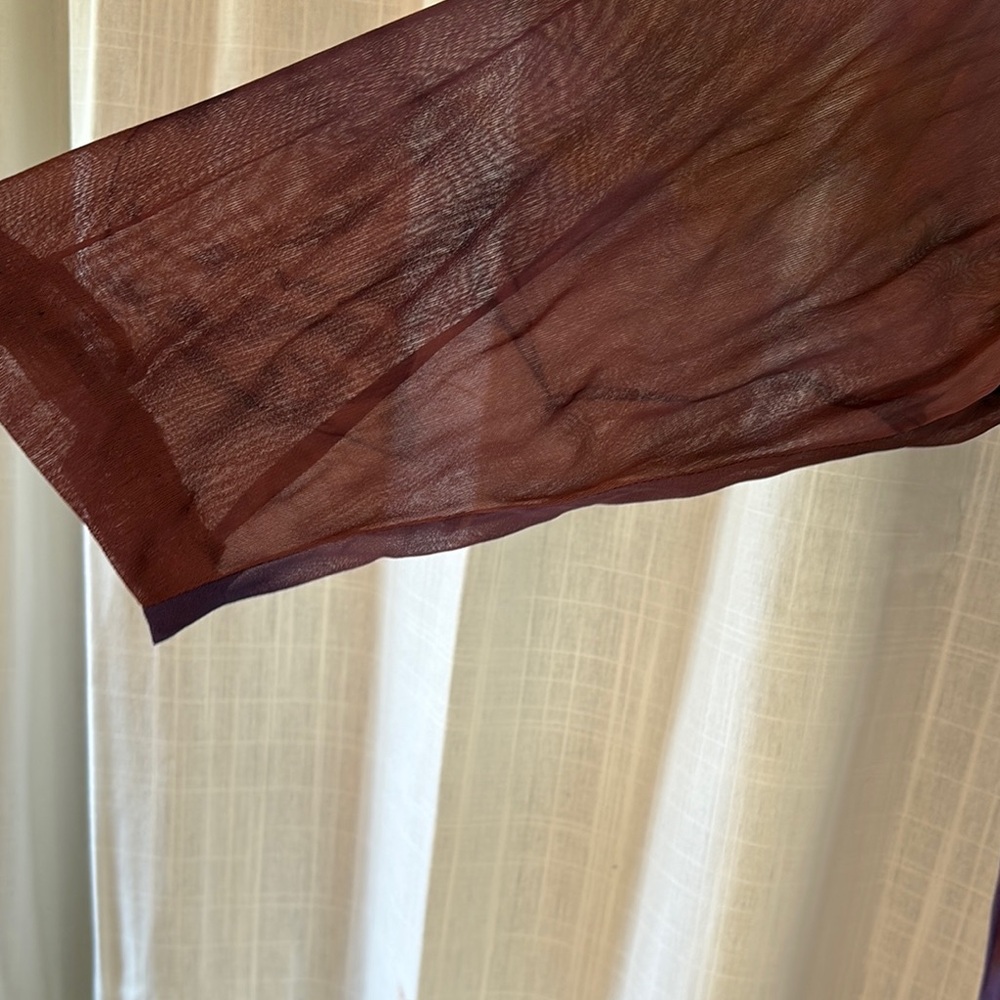 Rabbit Rabbit Rabbit Orange and Purple Sheath Dress with Duster Jacket - Picture 11 of 16